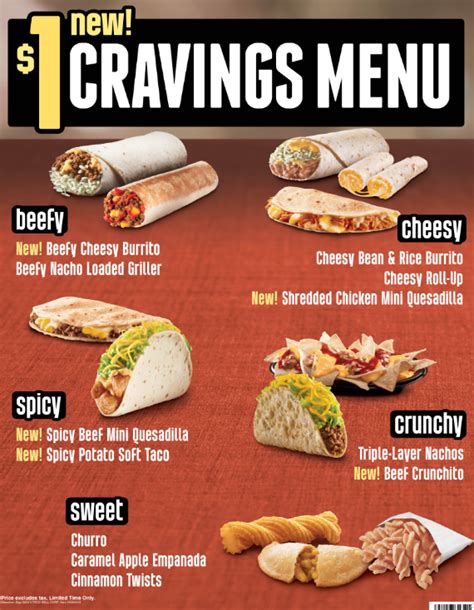 Taco Bell New Menu Items in Shreveport, LA .